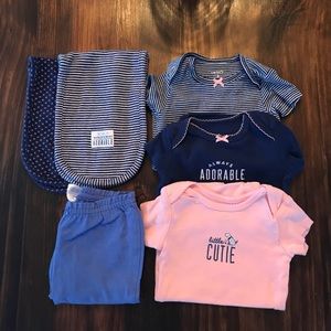 Carters Baby Girl Set